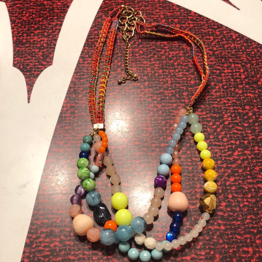 Y2K Anthropologie Colorful Necklace 2000’s